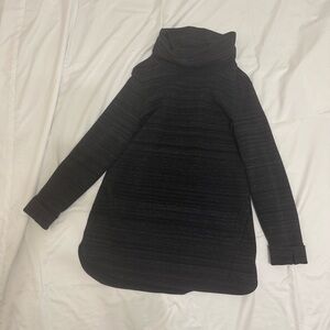 Duluth turtleneck sweater, black/dark grey heathered w/ pockets size lar…
